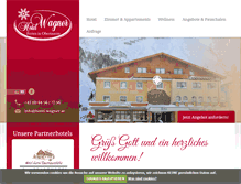 Tablet Screenshot of hotel-wagner.at